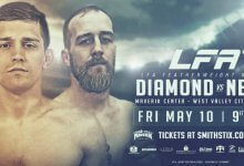 Tyler Diamond treft Jon Neal tijdens LFA 66 in West Valley City, Utah