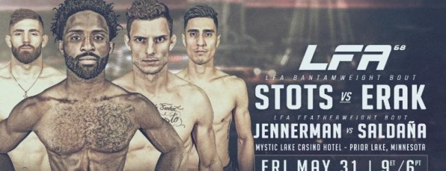 Raufeon Stots vs. Gustavo Erak is het Main Event voor LFA 68 in Prior Lake, Minnesota