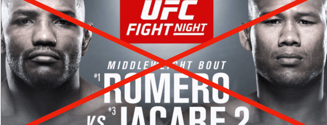 Yoel Romero geveld door longontsteking, gevecht met Jacare gecanceld