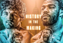 Olympiërs worstelen tegen elkaar tijdens Grapple at the Garden