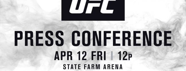 UFC Seasonal Press Conference aankomende vrijdag vanaf 18.00u