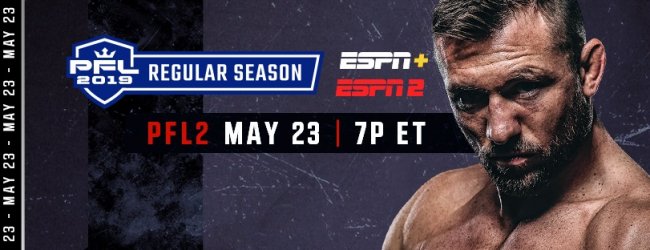 Uitslagen : PFL 2019 Regular Season : Event 2