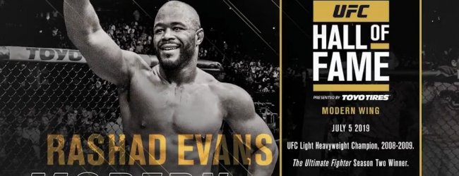 Rashad Evans komt in de UFC Hall of Fame