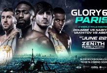 Drie wereldtitels op het spel tijdens GLORY 66 in Parijs