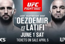 UFC Stockholm verliest Co-Main Event na rugblessure van Ilir Latifi