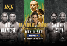 Uitslagen : UFC 237 : Namajunas vs. Andrade