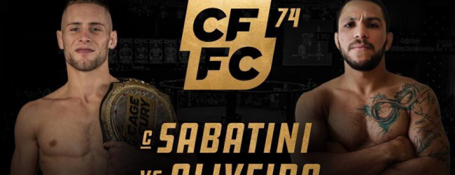 Uitslagen : CFFC 74 : Sabatini vs. Oliveira