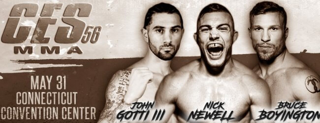 Uitslagen : CES MMA 56 : Boyington vs. Dabuque