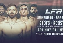 Uitslagen : LFA 68 : Jennerman vs. Barbosa