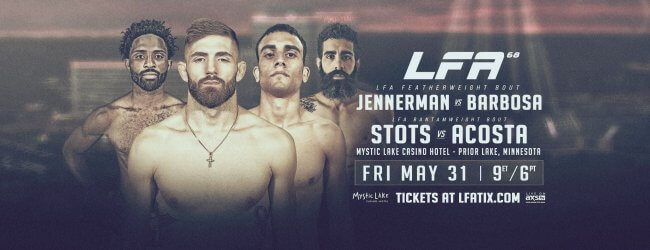 Uitslagen : LFA 68 : Jennerman vs. Barbosa