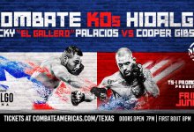 Uitslagen : Combate Americas 40 : Palacios vs. Gibson