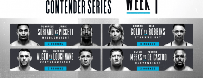 Uitslagen : DWCS Season 3 Week 1 : Soriano vs. Pickett