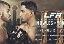 Rematch tussen Mowles en Yanez is het Main Event van LFA 73 in Dallas