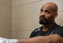 David Branch maakt opwachting tegen Andrew Sanchez tijdens UFC Vancouver