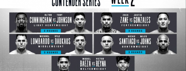 Uitslagen : DWCS Season 3 Week 2 : Cunningham vs. Johnson