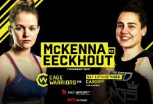 SHC Kampioene Griet Eeckhout maakt Cage Warriors debuut tegen Cory McKenna in Wales