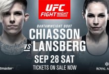 Ongeslagen Macy Chiasson treft Lina Länsberg tijdens UFC Kopenhagen