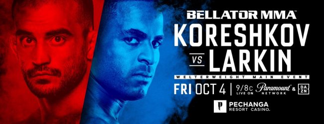 Andrey Koreshkov vs. Lorenz Larkin is het Main Event voor Bellator 229 in Temecula