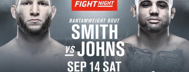 Ongeslagen Bantamweights Smith en Johns treffen elkaar tijdens UFC Vancouver