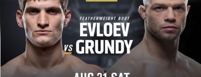 Voormalig M-1 Global Kampioen Movsar Evloev treft Mike Grundy tijdens UFC Shenzhen