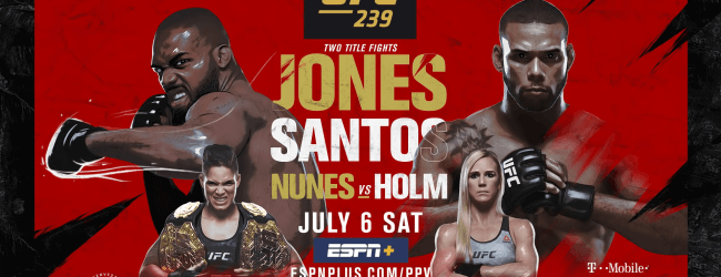 Uitslagen : UFC 239 : Jones vs. Santos