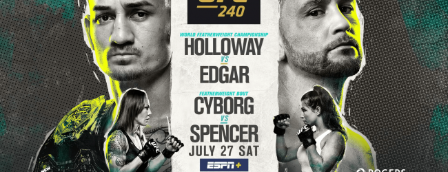 Uitslagen : UFC 240 : Holloway vs. Edgar