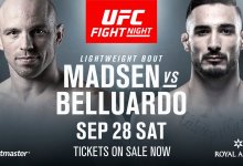 Olympiër Mark O. Madsen maakt UFC debuut in Kopenhagen tegen Danilo Belluardo