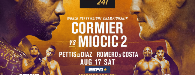 Uitslagen : UFC 241 : Cormier vs. Miocic 2