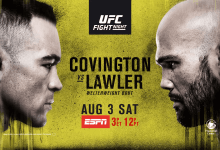 Uitslagen : UFC on ESPN 5 : Covington vs. Lawler