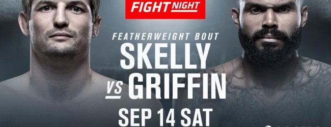Chas Skelly gaat het opnemen tegen Jordan Griffin tijdens UFC Vancouver