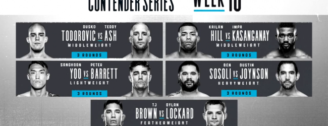 Uitslagen : DWCS Season 3 Week 10 : Todorovic vs. Ash