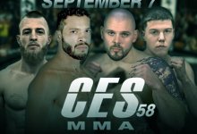 Uitslagen : CES MMA 58 : De Jesus vs. Lozano