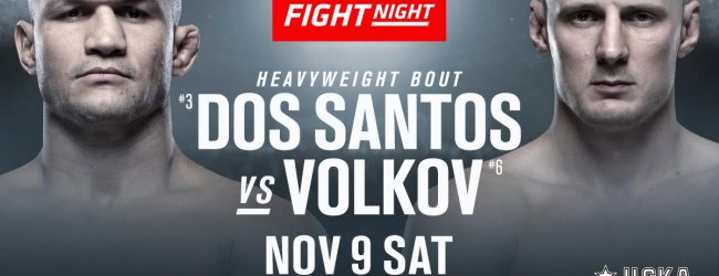 Junior Dos Santos vs. Alexander Volkov is het Main Event voor UFC Moskou + meer