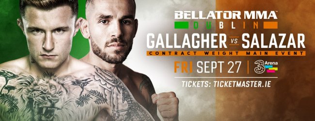 Bellator Dublin hoofdgevecht kent nieuwe tegenstander voor James Gallagher