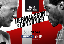 Uitslagen : UFC on ESPN+ 18 Kopenhagen : Hermansson vs. Cannonier