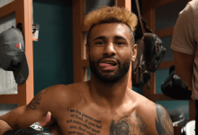 Danny Henry treft Mike Davis tijdens UFC Kopenhagen