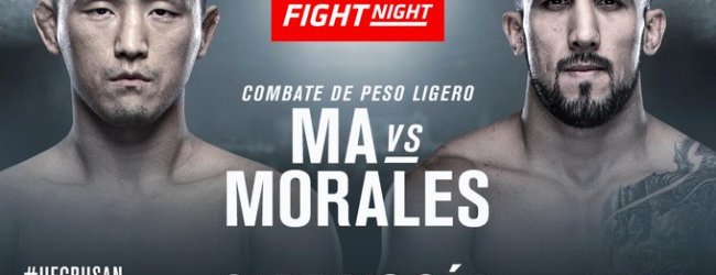 Dong Hyun Ma vecht in eigen land tegen Omar Morales tijdens UFC Busan