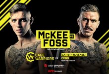 Rhys McKee vs Håkon Foss wordt CW110 main event in Ierland