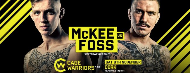 Rhys McKee vs Håkon Foss wordt CW110 main event in Ierland