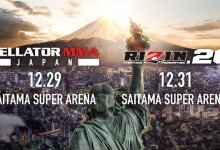 Nieuwe partijen en fikse tegenvaller voor co-promotie evenementen Bellator MMA en RIZIN FF