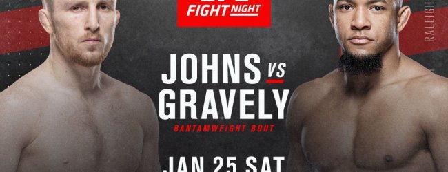 Welshman Brett Johns treft nieuwkomer Tony Gravely tijdens UFC Raleigh