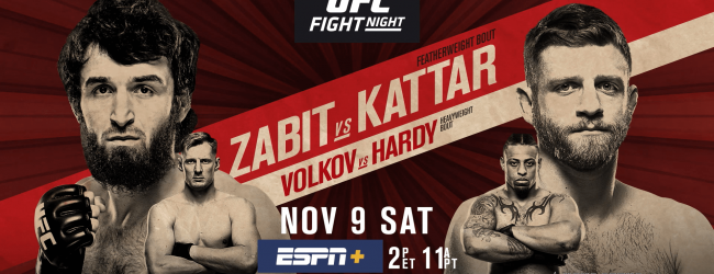 Uitslagen : UFC on ESPN+ 21 Moscow : Zabit vs. Kattar