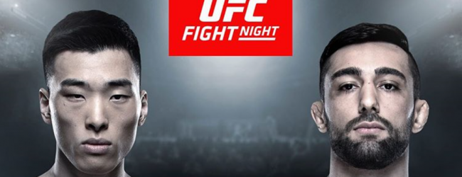 Seung Woo Choi vecht voor eigen publiek tegen Suman Mokhtarian tijdens UFC Busan