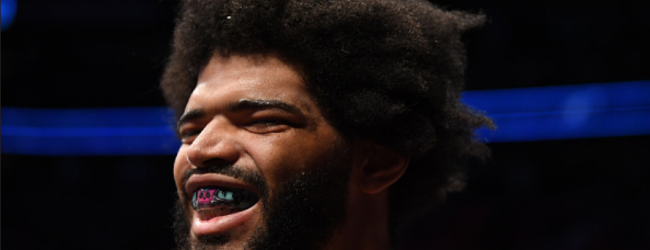 Juan Adams treft Justin Tafa tijdens UFC 247 in Houston