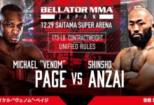Michael ‘Venom’ Page vs. Shinsho Anzai voor Bellator & Rizin: Japan