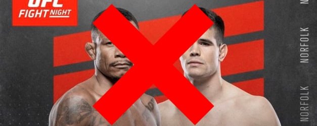 Alex Oliveira vs. Mickey Gall gecanceld voor UFC Norfolk