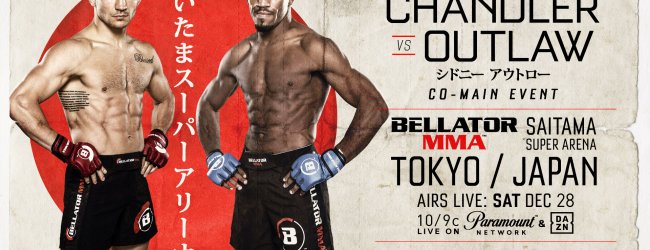 Short notice gevecht voor Sidney Outlaw tegen Michael Chandler tijdens Bellator 237 in Japan