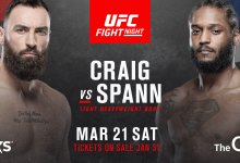 Paul Craig krijgt met Ryan Spann wederom te maken met Fortis MMA tijdens UFC Londen