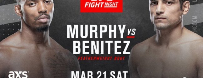 Ongeslagen Lerone Murphy treft Gabriel Benitez tijdens UFC Londen
