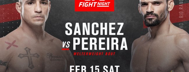 Thuisgevecht voor Diego Sanchez tegen Michel Pereira tijdens UFC Rio Rancho